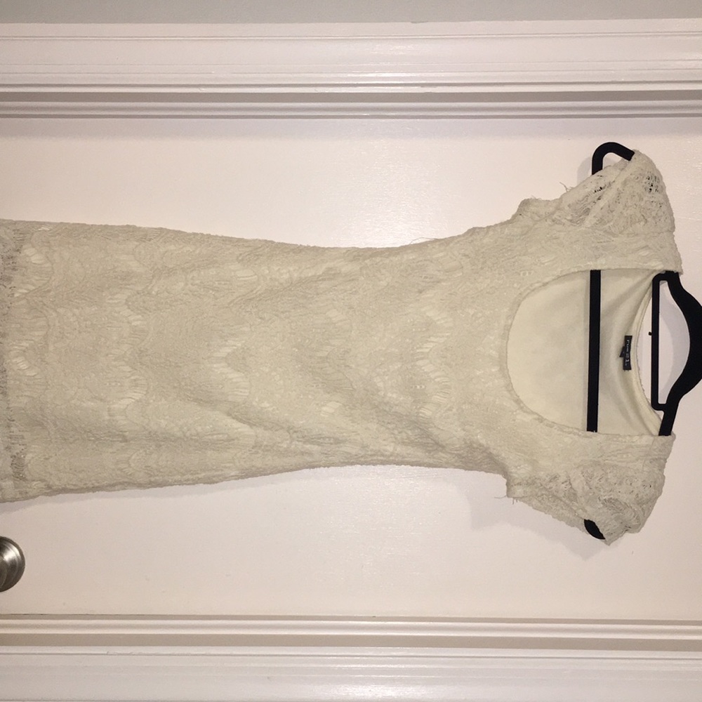 🧨Cream Rue 21 Lace Dress🧨